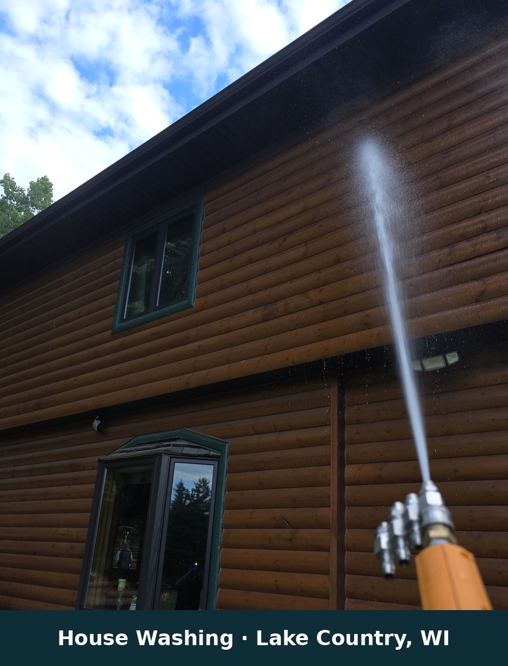 House washing in Lake Country, WI
